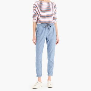 Jcrew point sur chambray pants